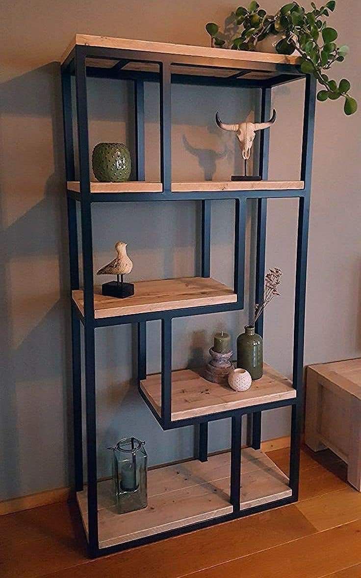 Estantería moderna estilo industrial
